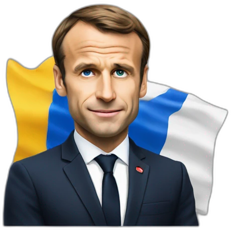 Macron sur la tour effeil emoji