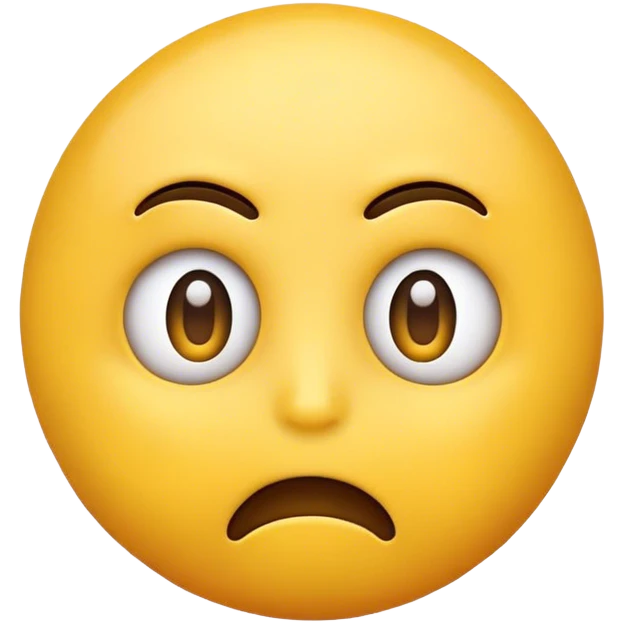 Nervous laughter yellow emoji face emoji
