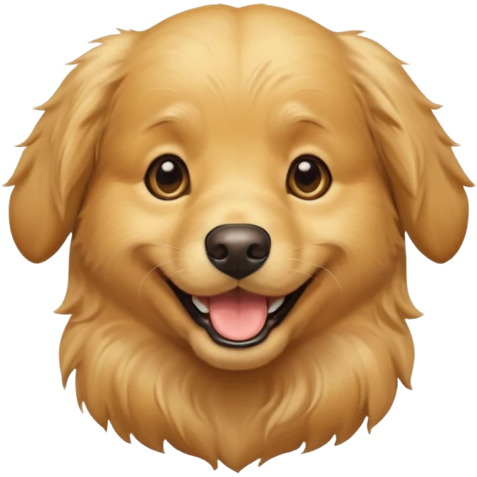 Miss you cute dog emoji