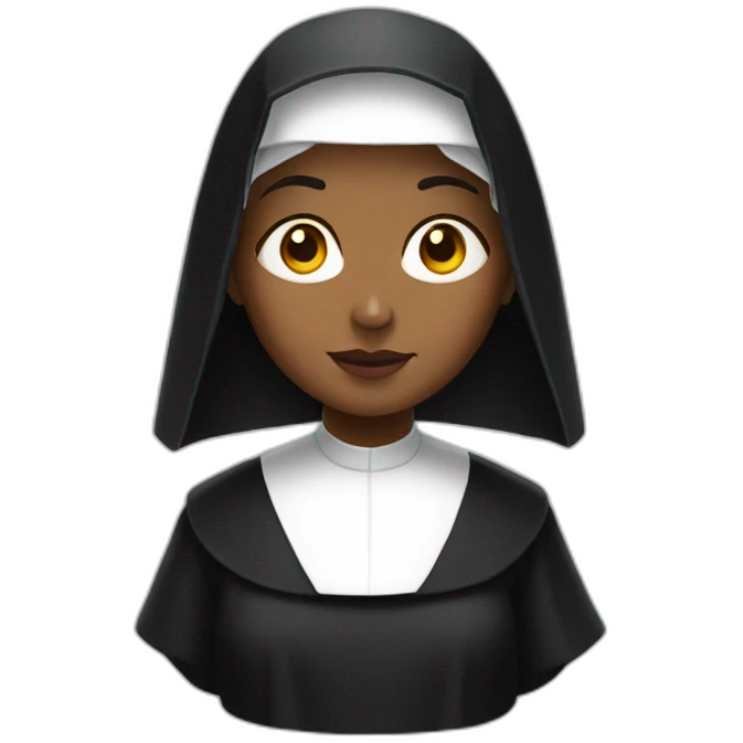 The nun emoji