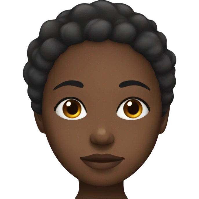 Black girl sleeping  emoji