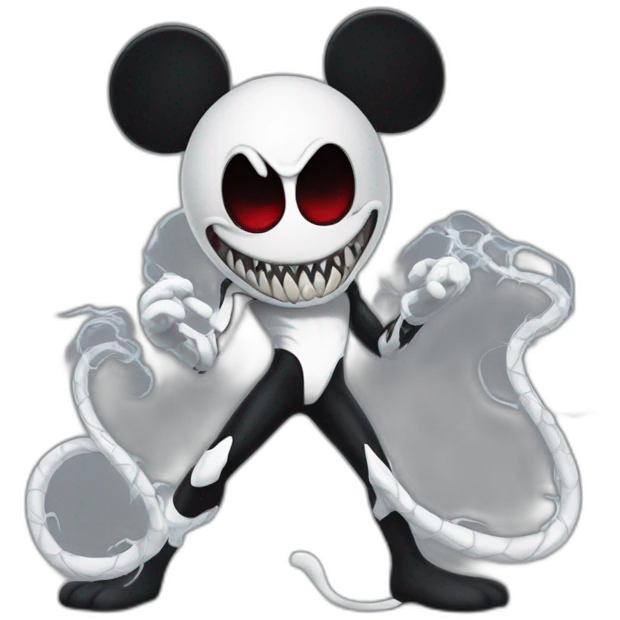 mickey with anti-venom emoji