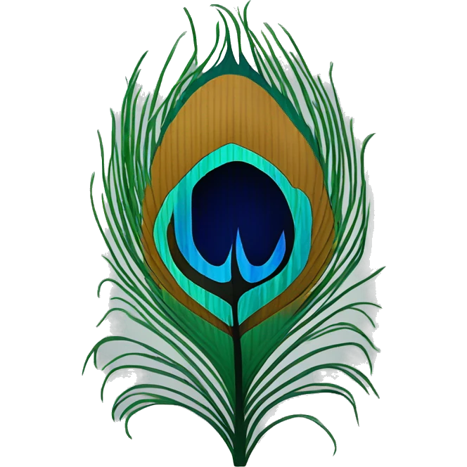 Peacock feather  emoji