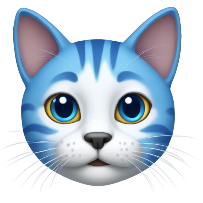 blue cat emoji