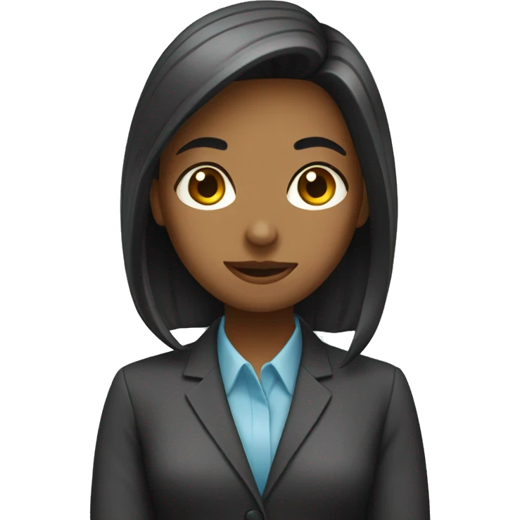 shy female office wor emoji