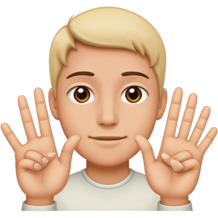Main a 6 doigts  emoji