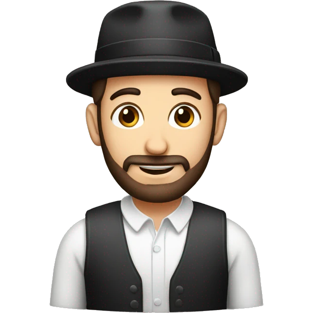 Jewish man with kippa  emoji