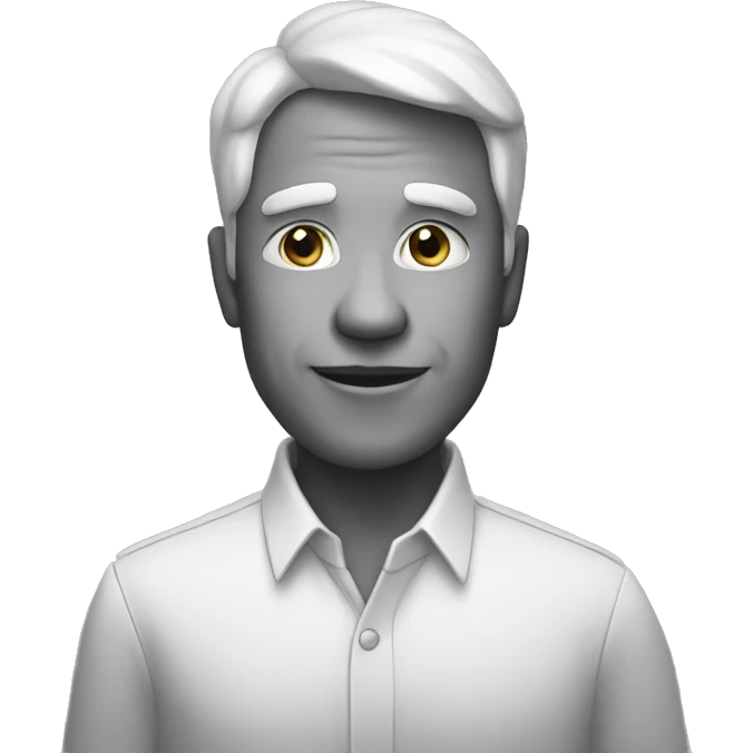 Black and white Wallate emoji