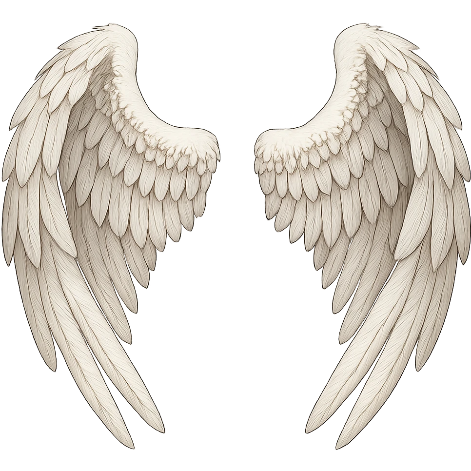 angel wings emoji