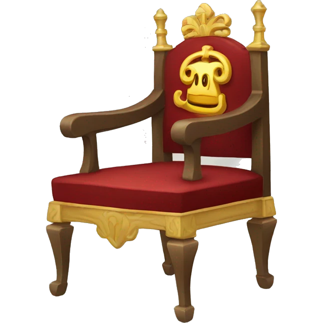 Chair throne emoji