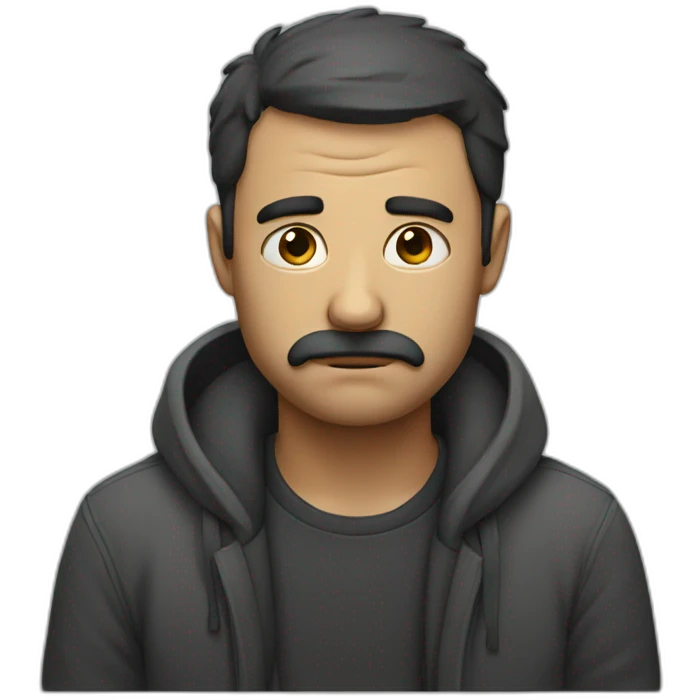 sad man emoji