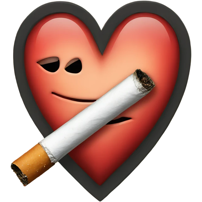 heart and cigarette emoji