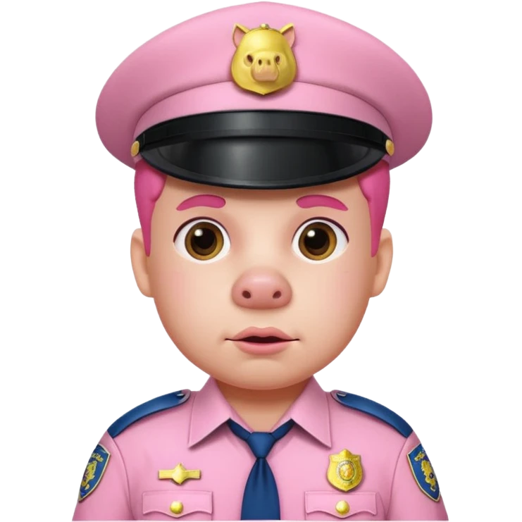 cop as a pig emoji
