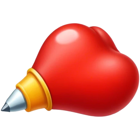 Red color emoji