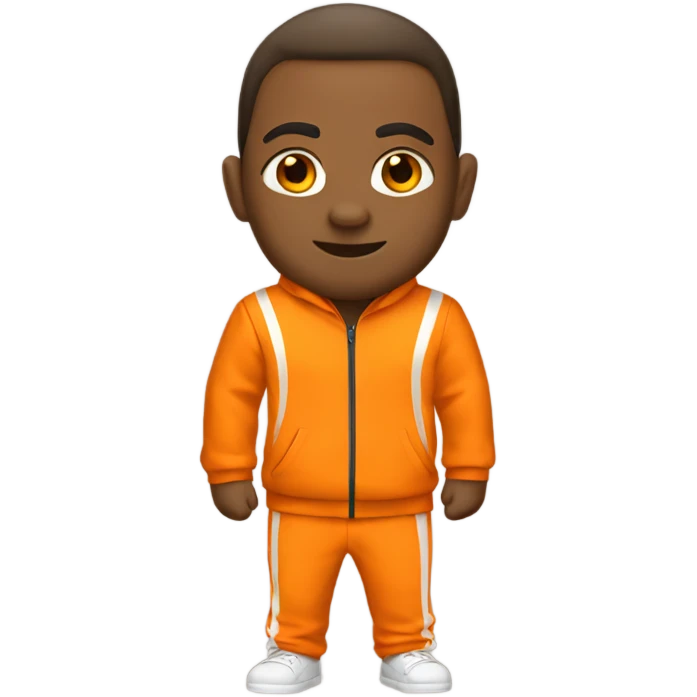 orange tracksuit emoji