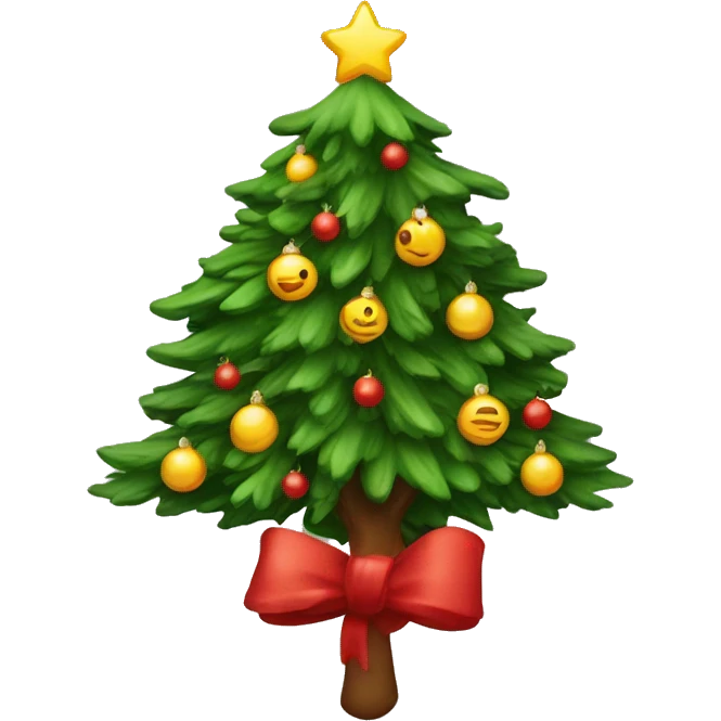 🎄 turn this emoji to a red chirstmas tree emoji