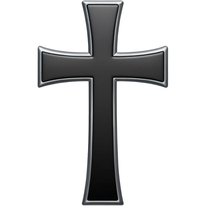christan cross black emoji
