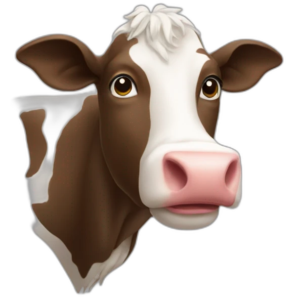 Une vache qui vole emoji