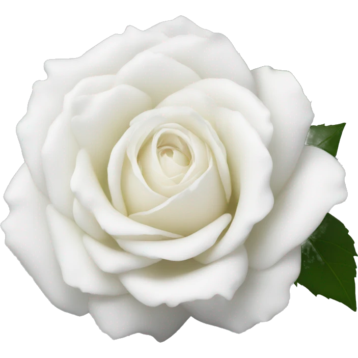 white iceberg rose emoji