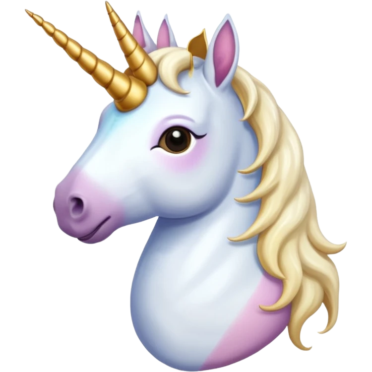 Unicorn with a peanut emoji
