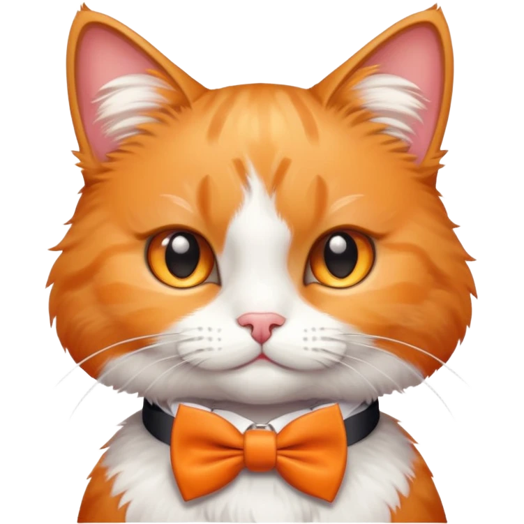 Preppy cat emoji