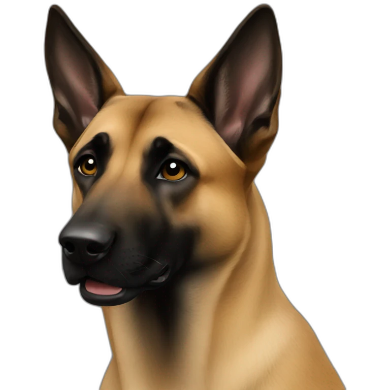 Malinois black emoji