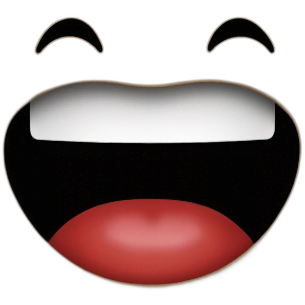 Uno card in mouth emoji