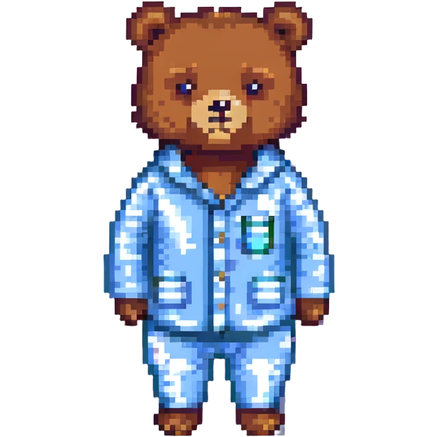 bear in pajamas emoji