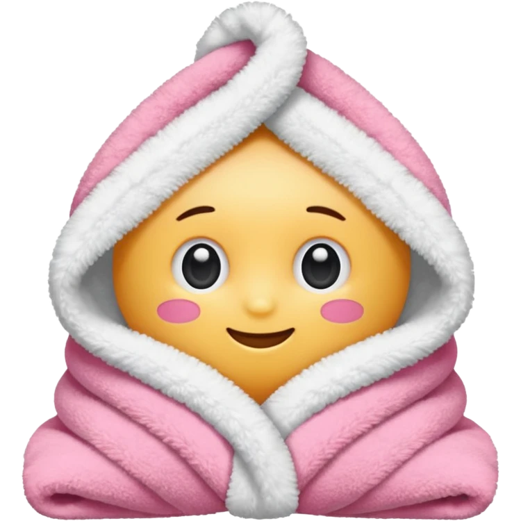 pink towel and white towel no face just towel  emoji