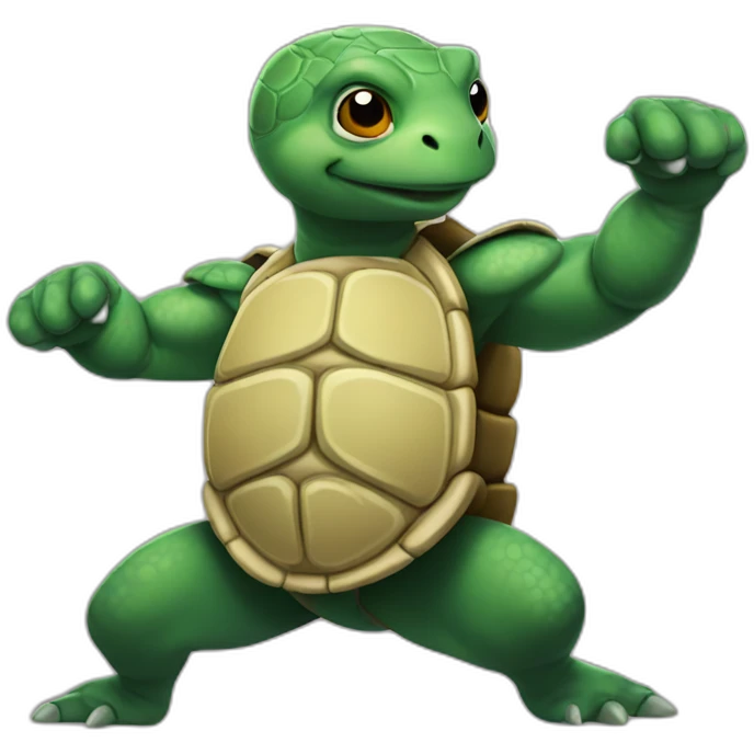 kung-fu turtle emoji