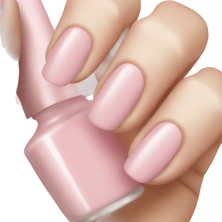 Light pink nails emoji