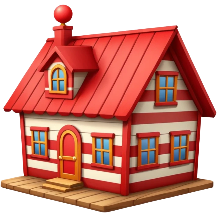 clown house red emoji