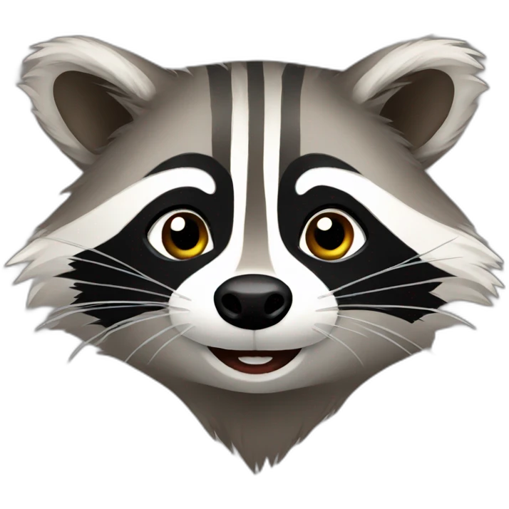 Raccoon emoji