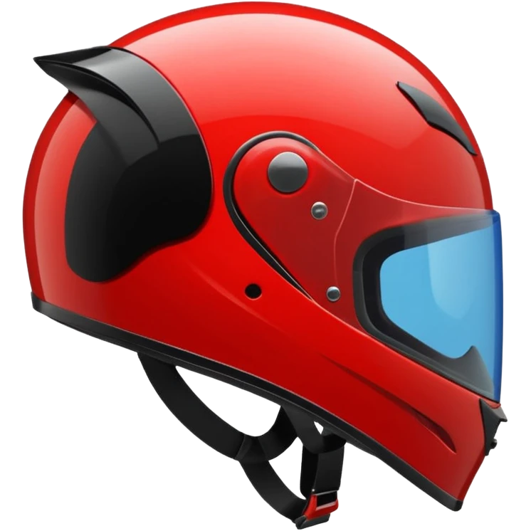 racing helmet facing front emoji