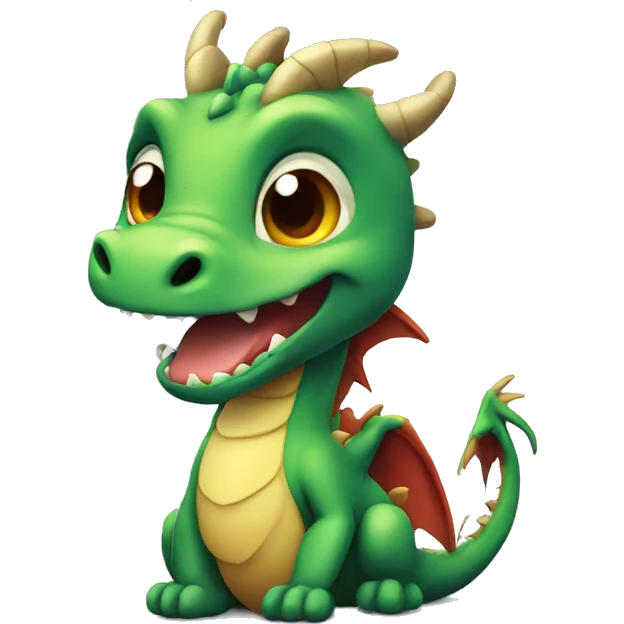 Cute Dragon  emoji