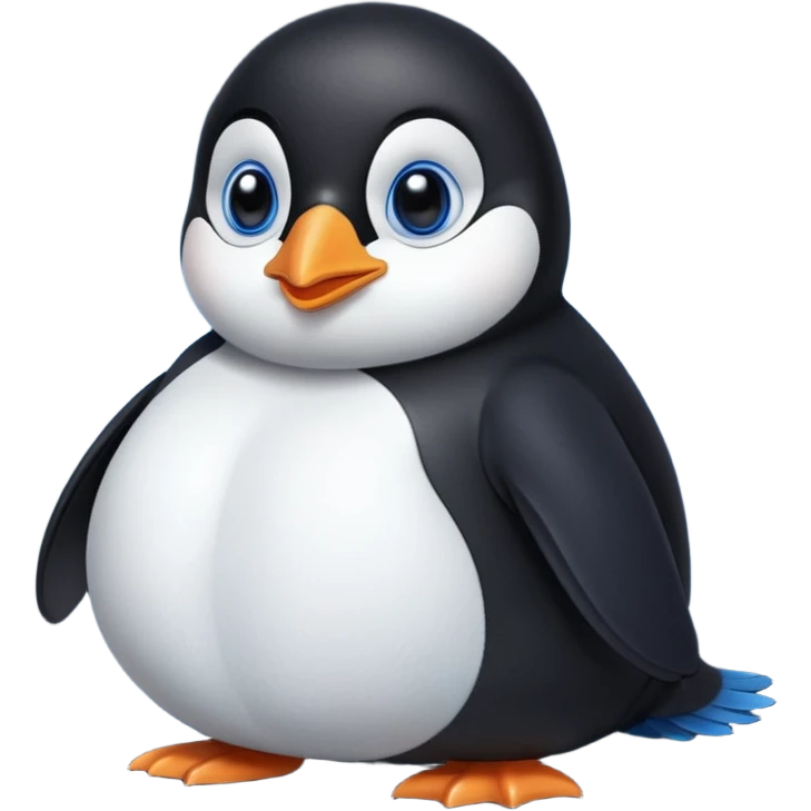 linux tux emoji