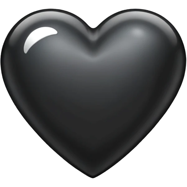 Siyah kalp emoji