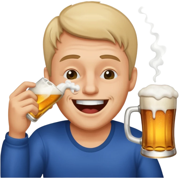 cocaine nose beers emoji