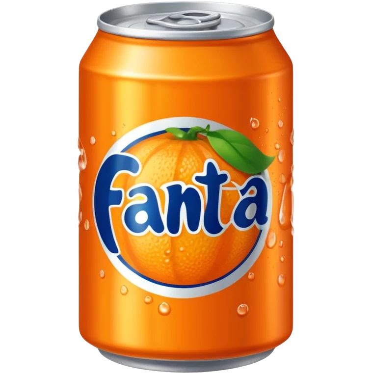 a bright orange Fanti can emoji