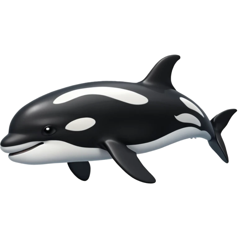 Orca without the eyes emoji