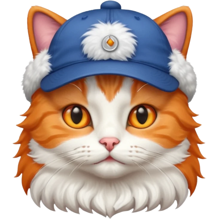 кот в кепке emoji