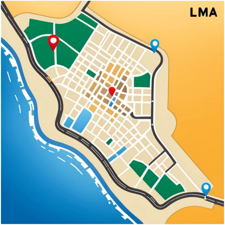 Generate a correctly Lima Peru map emoji