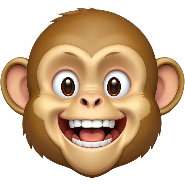 Monkey laughing  emoji