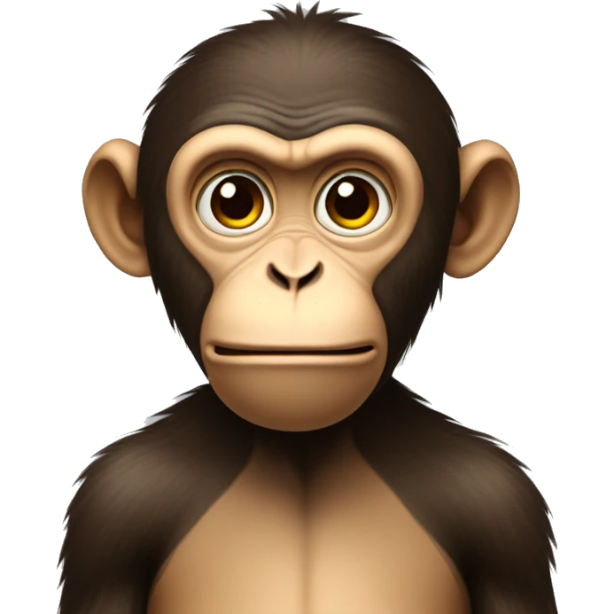 Confused monkey emoji