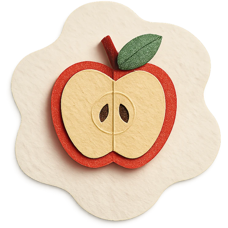 apple fried emoji