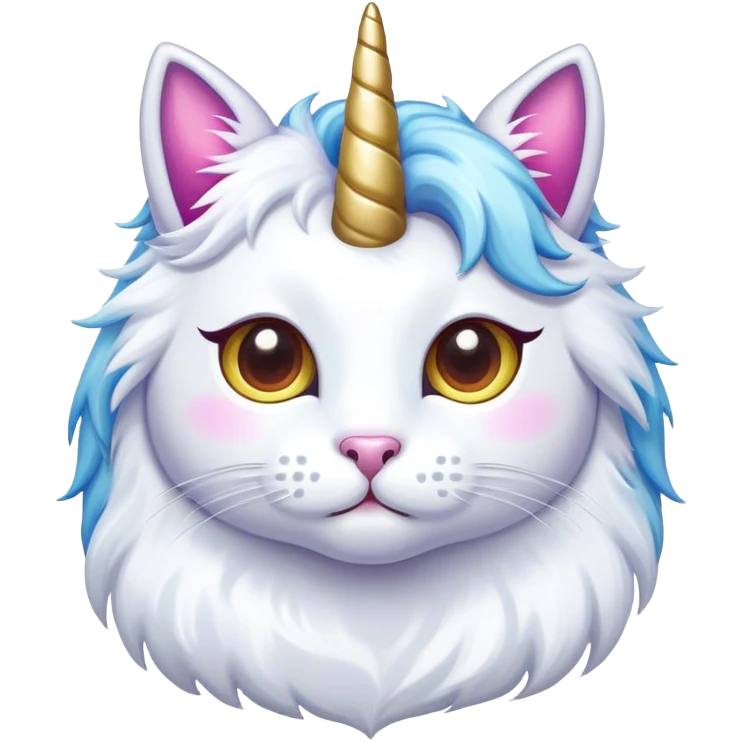 Unicorn cat emoji