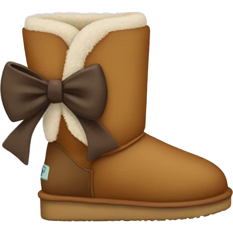 Uggs with a bow emoji