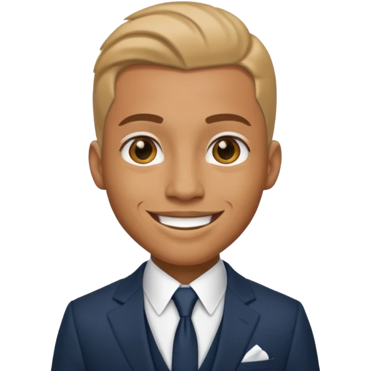 Pitbull, Rapper with suit emoji