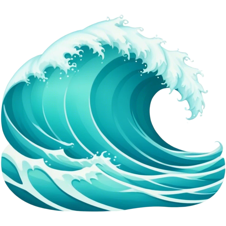 Ocean waves emoji