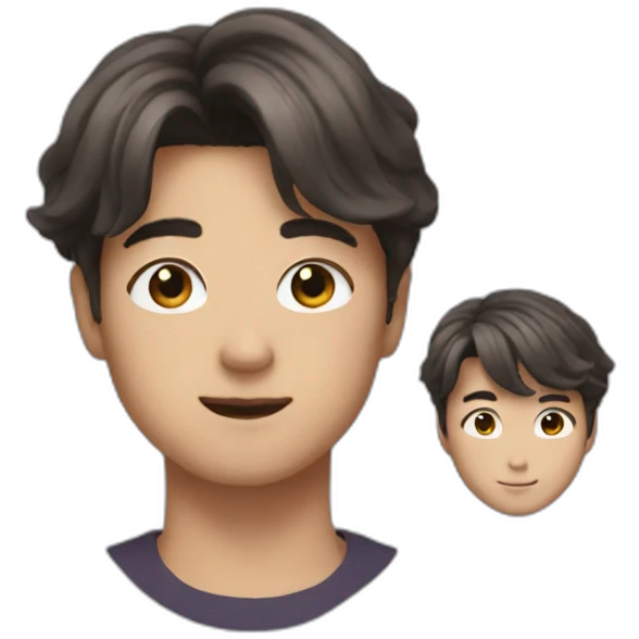 V from BTS emoji